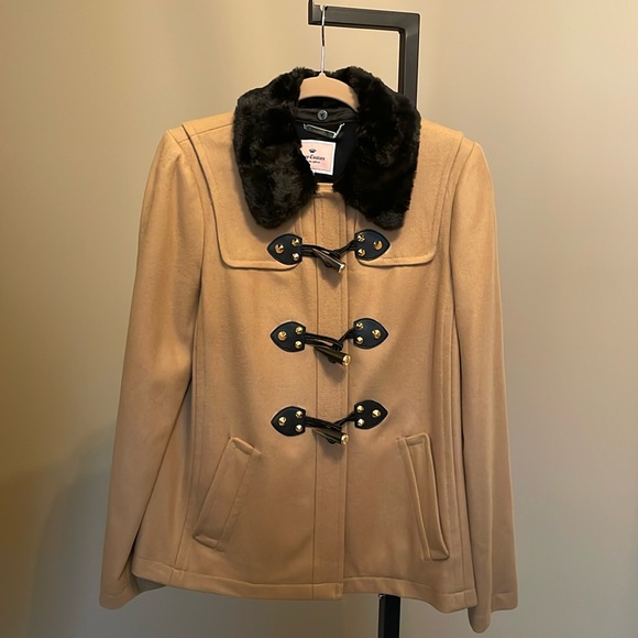 Pre Owned Juicy Couture Toggle Coat Size Large - Picture 1 of 6